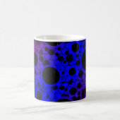 Mug Taches de bulle spatiale - Bleu/Violet (Centre)