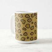 Mug Taches de léopard doré (Devant gauche)
