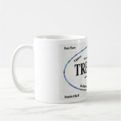 Mug Taches de surf de chevalets (Gauche)