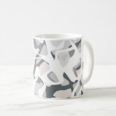 Mug Taches Gris Clair Motif tacheté abstrait (Devant droit)