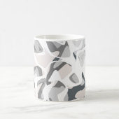 Mug Taches Gris Clair Motif tacheté abstrait (Centre)