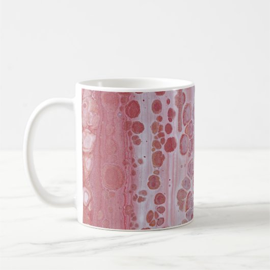 Mug Taches rouges et roses (Gauche)