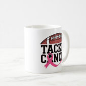 Mug Tackle Cancer Pink Ribbon Design (Devant droit)