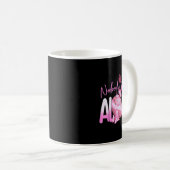 Mug Tackll Footll rose Ribbon Sensibilisation au cance (Devant droit)