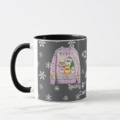 Mug Tacky Christmas Sweater 2nd. Place Contest Winner (Gauche)