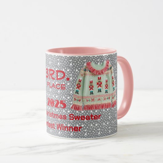 Mug Tacky Christmas Sweater 3rd. Place Contest Winner  (Devant droit)