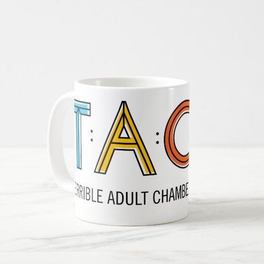 Mug TACO 11 oz - Blanc (Devant gauche)