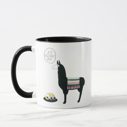 Mug Taco à propos d'amour (Gauche)