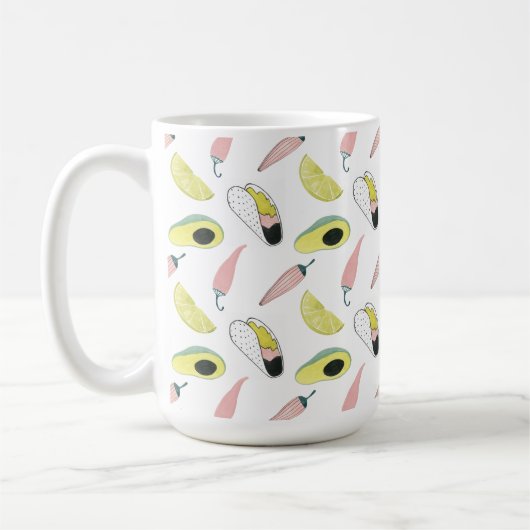 Mug Taco à propos d'amour | Taco Element Circle (Gauche)