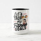 Mug Taco ‘À propos de mes objectifs de remise en forme (Centre)
