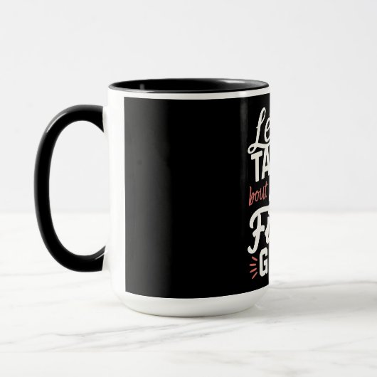 Mug Taco ‘À propos de mes objectifs de remise en forme (Gauche)