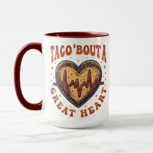 Mug Taco à Propos d'un Grand Cœur Cinco De Mayo Infirm