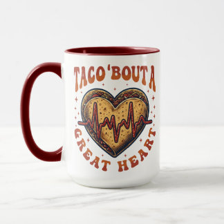 Mug Taco à Propos d'un Grand Cœur Cinco De Mayo Infirm