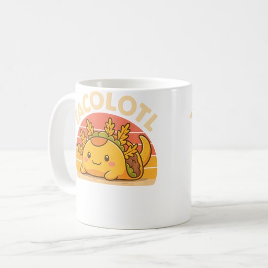 Mug Taco Axolotl Funny Axolotl Taco Lover For Adults (Devant gauche)