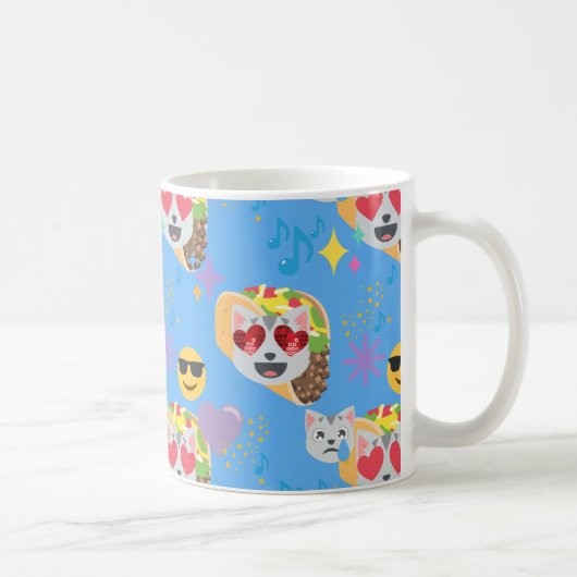 Mug taco cat emoji (Droite)