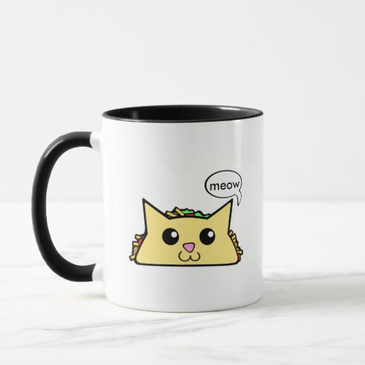 Mug Taco Cat Meow (Gauche)