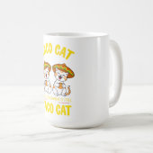 Mug Taco Chat Épelé à l'Envers Drôle Cinco de Mayo (Devant droit)