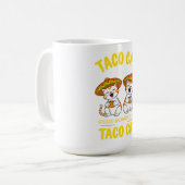 Mug Taco Chat Épelé à l'Envers Drôle Cinco de Mayo (Devant gauche)