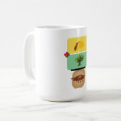 Mug Taco + Cilantro = 💩 (Conception Anti-Cilantro Drô (Devant gauche)