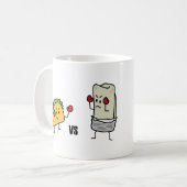 Mug Taco contre le burrito (Devant gauche)