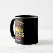 Mug Taco Funny Dit Que J'Aime Vraiment Les Tacos (Devant gauche)