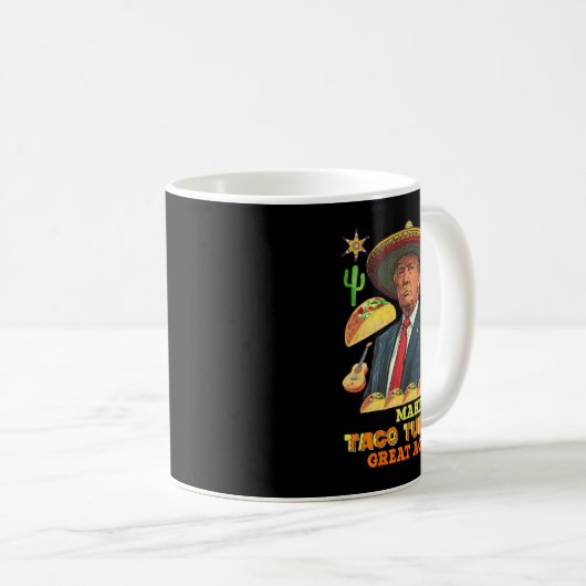 Mug Taco Mardi Rendre Taco Mardi Grand Donald (Devant droit)