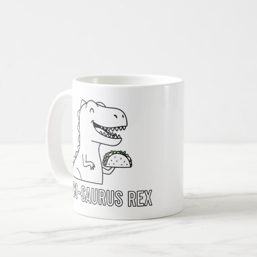 Mug Taco-Saurus Rex (Devant gauche)
