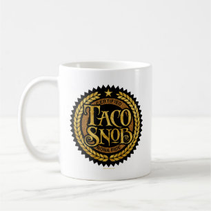 Mug Taco Snob - amant amusant du taco