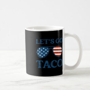 Mug Taco Trump 2025 Retro Sungles Drôle Allons Taco