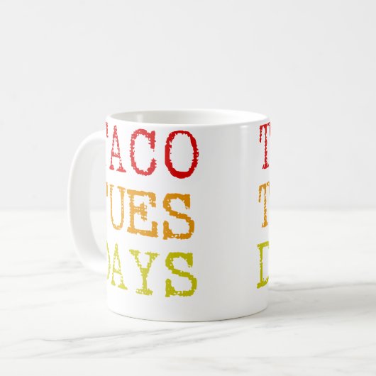 Mug Taco Tuesday Tacos (Devant gauche)