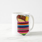 Mug Tacos Et Tequila Taco Pocket Serape (Devant droit)
