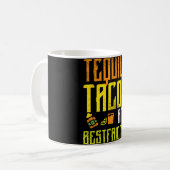 Mug Tacos Tequila Meilleurs Amis Drôle Boisson Cinco D (Devant gauche)