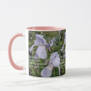 Mug Tact and Silent Inspirational Quota Purple Iris