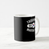 Mug Taekwondo Fondée 1955 Arts Martiaux Tae Kwon D (Devant droit)