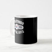 Mug Taekwondo Fondée 1955 Arts Martiaux Tae Kwon D (Devant gauche)