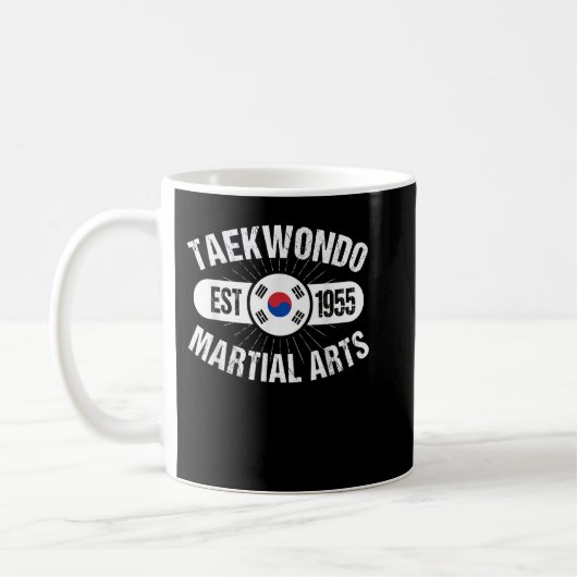 Mug Taekwondo Fondée 1955 Arts Martiaux Tae Kwon D (Gauche)