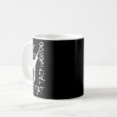 Mug Taekwondo Mange Sleep Taekwondo Répéter Martial Ar (Devant gauche)