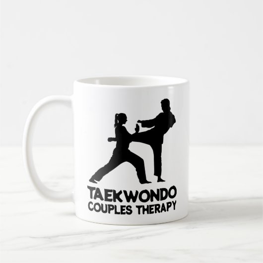 Mug Taekwondo Sparring Couple's Therapy (Gauche)