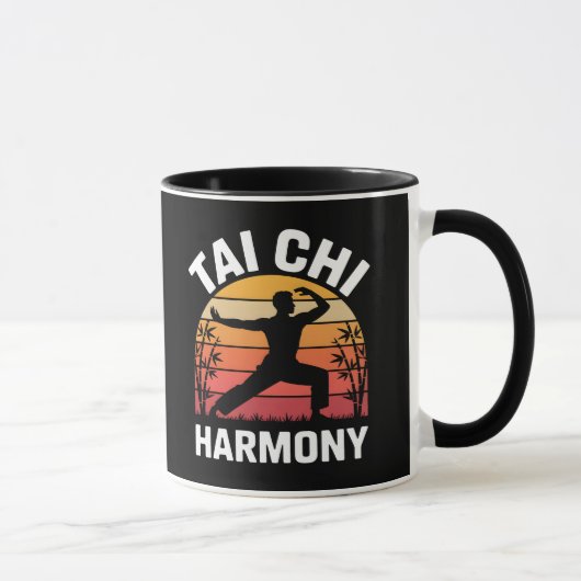 Mug Tai Chi Harmony – Sunset Silhouette (Droite)