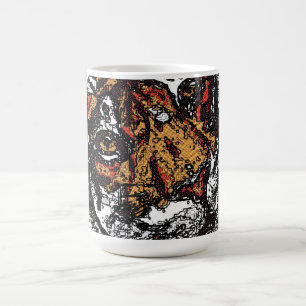 Mug Tai Chi Qigong Tiger Iconique PeintureDesign
