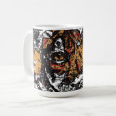 Mug Tai Chi Qigong Tiger Iconique PeintureDesign (Devant gauche)