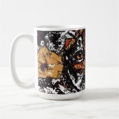 Mug Tai Chi Qigong Tiger Iconique PeintureDesign (Gauche)