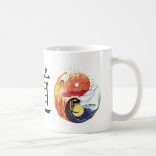 Mug Taijitu illustrant la polarité