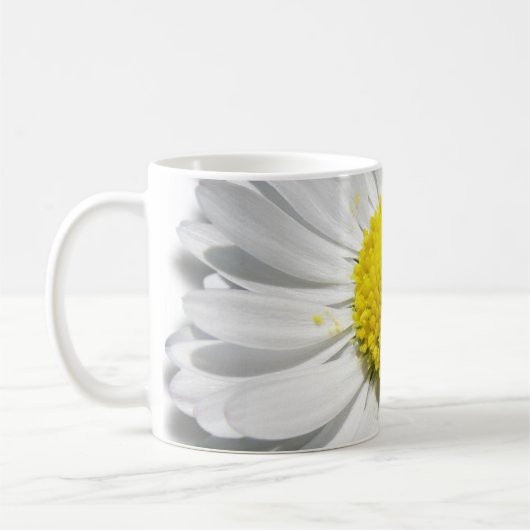 Mug Taille 11oz de /Mug de marguerite (Gauche)