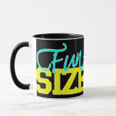 Mug Taille d'amusement pour des couleurs foncées (Gauche)