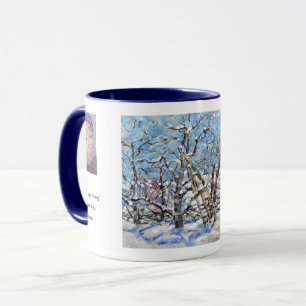 Mug Taille des pommiers en hiver / Artiste Larry Lerew