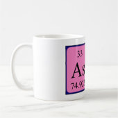 Mug Taille du nom de table périodique Asta (Gauche)