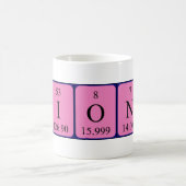 Mug Taille du nom de table périodique Brionna (Centre)