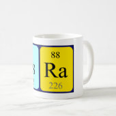 Mug Taille du nom de table périodique Esra (Devant droit)