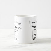 Mug Taille du nom de table périodique Hein (Centre)